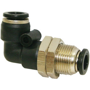 Push-to-Connect Bulkhead Union Elbow