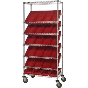 Mobile Wire Shelving Unit