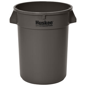 32gal Gray Polyethylene NSF Round w/o Lid Waste Receptacle | Fastenal