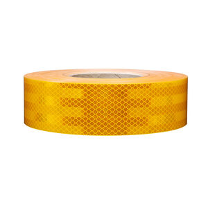 Ruban Adhésif Rétro-réfléchissant Approuvé 3M™ Diamond Grade 983 Pour Bordure De Vehicule Rouge Blanc Ou Jaune Blanc 1 Metre 91687252