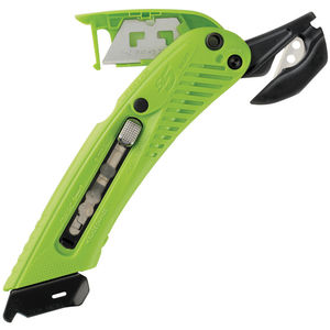 6 S5 Green 3 In1 Right Hand Safety Knife W Integrated Film Cutter Fastenal