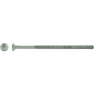 1/4-20 X 10 Carriage Bolts Full Thread UP to 6 USB ASTM A307 ZINC Plated Carton of 300 Pieces 