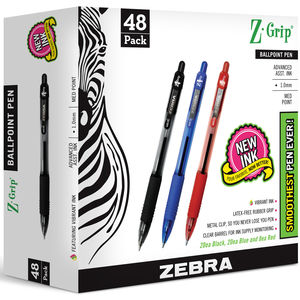 1.0mm Z-Grip® Assorted Colors Medium Retractable Ballpoint 1.0mm Z-Grip® Assorted Colors Medium Retractable Ballpoint