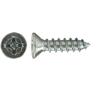 1/2 Length Zinc Plated #12-11 Thread Size Phillips Drive Steel Sheet Metal Screw Pan Head Pack of 100 Type A 