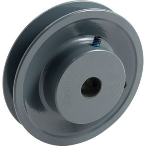 BK36-5/8 3.75 OD 5/8 ID Finished Bore Cast Iron 1 Groove Pulley/Sheave 