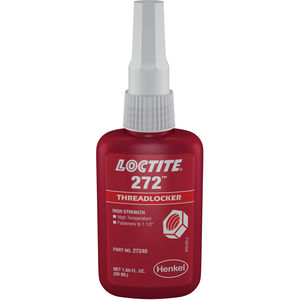 LOCTITE 250ml Bottle 272™ Red Liquid High Strength Threadlocker