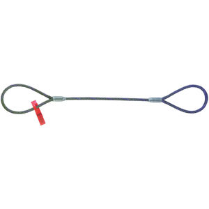 X 5 IWRC Rigging Choker Choker Sling Wire Rope Steel Cable Flemish Eye 5/8 Inch 