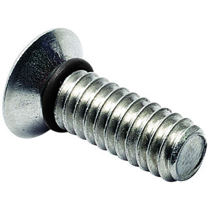 6-32X5/16 Phillips Flat 100° 18-8 Stainless Steel BUNA O-Ring