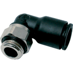 6 mm OD 1/4" Male BSP Air Pneumatic Push In Fitting Swivel Elbow Connector 