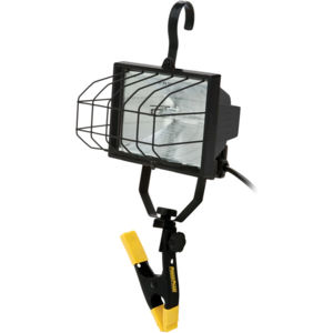 Halogen store clamp light