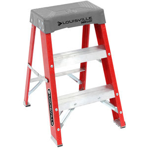 Louisville Fiberglass Orange Heavy Duty Step Ladder