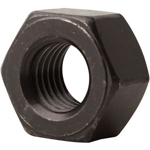 TE-CO 42105 1/2"-13 Grade 2H Black Oxide Finish Alloy Steel Heavy Hex Nut