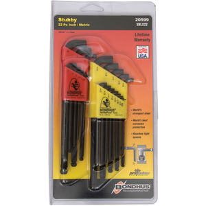 Stubby hex deals key set