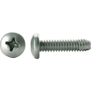 Pan Head 1 Length Type 25 Steel Thread Cutting Screw Pack of 50 Small Parts 08165TP #8-18 Thread Size Pack of 50 1 Length Zinc Plated Finish Star Drive 