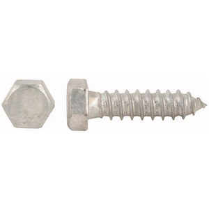1/4 X 5 Hex Head Lag Screws With Washers Hot Dipped Galvanized 100 Pieces