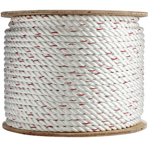1/2 White 3-Strand Nylon Rope - 100