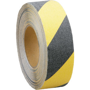 INCOM Anti-Slip Traction Yellow Hazard Tape Roll 4" x 60' 