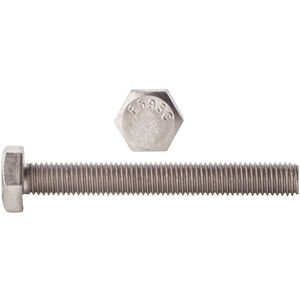 60 pcs 5/16"-24 X 1-1/2" Hex Tap Bolts Full Thread 18-8 Stainless 