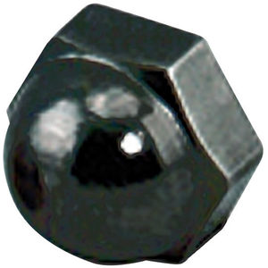 1,000 1/4-20 Acorn Cap Hex Nuts Black Oxide Bolt Thread Cover Smooth Rounded 