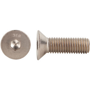 Plain Finish Pack of 10 16mm Length Internal Hex Drive Fully Threaded Vented M3-0.5 Metric Coarse Threads 18-8 Stainless Steel Socket Cap Screw Button Head 