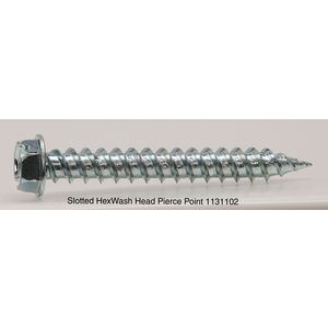 50-Pack The Hillman Group 41020 Hex Washer Head Slotted Sheet Metal Screw 10-Inch x 1-Inch 