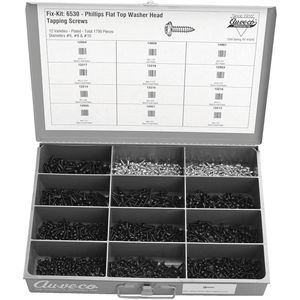 1790Pc Large Metal Drawer Assorted Black PFTWH Tap Screws | Fastenal