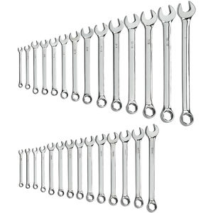 Gearwrench 81923 28 Piece Master Metric & Sae Set 1/4-1 & 6-19Mm 6 Point