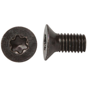 Pan Head Black Oxide Finish Pack of 100 1/2 Length Star Drive 10-32 Thread Size Steel Thread Rolling Screw for Metal 