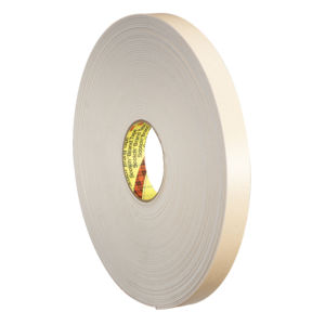 1" x 36yd White 3M™ 4466 Double Coated Polyethylene Foam Tape | Fastenal