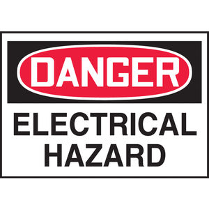 Electrical warning labels canada
