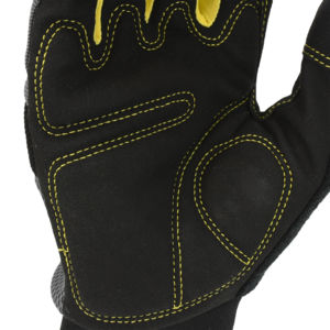 Large Work Gloves - Fastenal Gray Textured Nylon/Spandex Breathable