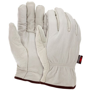 KNIT GLOVE ベージュ Faux leather glove - beige | s.Oliver