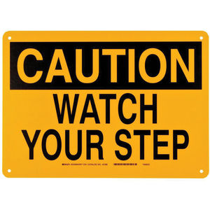 printable watch your step sign