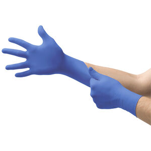 X-Large / 10 4 mil Thk N27X Cobalt Blue Nitrile Full Texture
