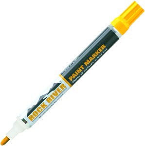 Yellow Medium Bullet Tip Xylene-Free Rock River® Paint Marker | Fastenal