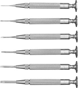 Starrett S555Z-6 Jewellers Screw Drivers Set of 6