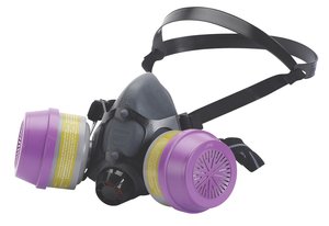 Medium Black Elastomeric Half Mask Respirator w/ (2) 75SCP100 ...