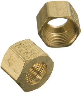 Image result for brass compression nut